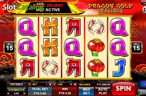 Скрин2. Dragon Gold слот