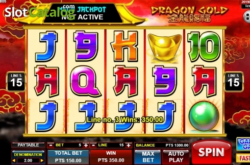 Скрин5. Dragon Gold слот