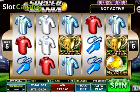 Скрин2. Soccer Mania (Spadegaming) слот
