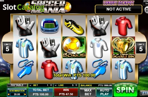 Скрин3. Soccer Mania (Spadegaming) слот