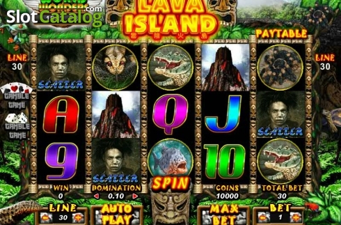 Скрин2. Lava Island слот