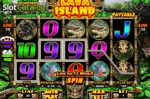 Скрин3. Lava Island слот