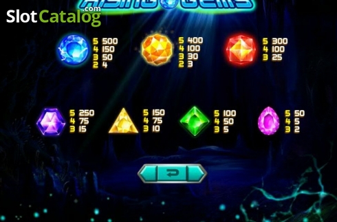 Скрин3. Rising Gems слот
