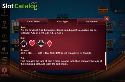 Скрин9. Win Three Cards слот