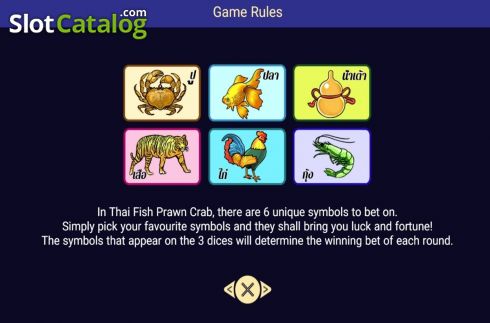 Скрин4. Thai Fish Prawn Crab (Spadegaming) слот