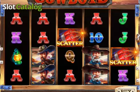 Скрин2. Gold Rush Cowboys слот