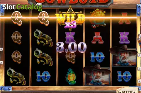 Скрин3. Gold Rush Cowboys слот