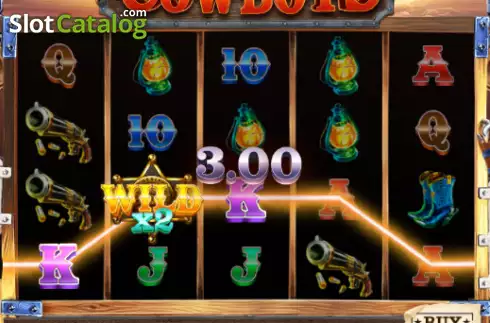 Скрин4. Gold Rush Cowboys слот