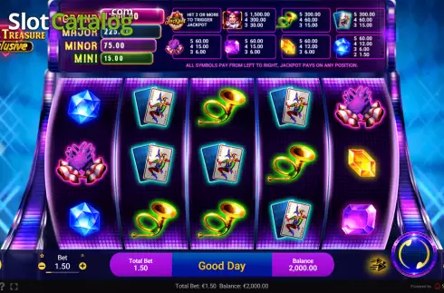 Скрин2. Joker's Treasure Exclusive слот