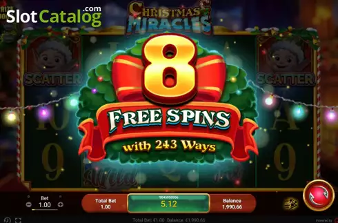 Скрин5. Christmas Miracles слот