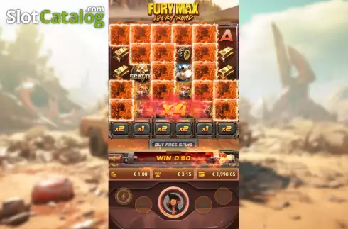 Скрин6. Fury Max Lucky Road слот