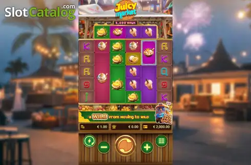 Скрин3. Juicy Market слот