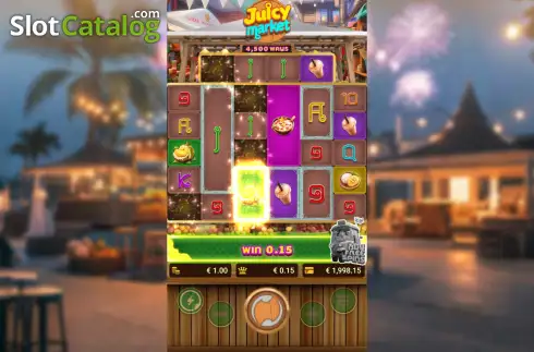 Скрин4. Juicy Market слот