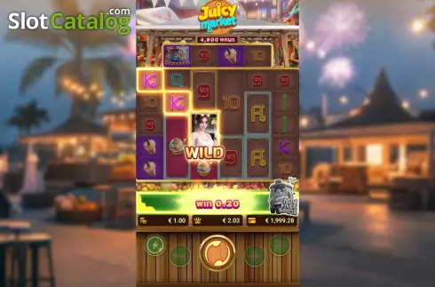 Скрин6. Juicy Market слот