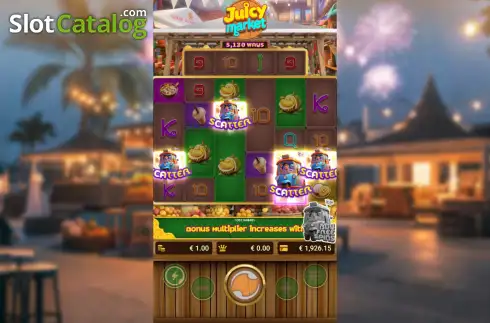 Скрин9. Juicy Market слот