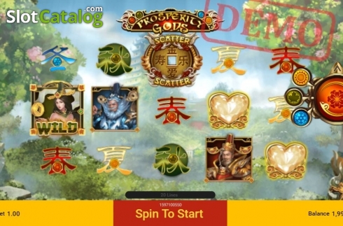 Скрин2. Prosperity Gods слот
