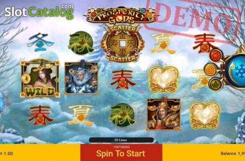 Скрин5. Prosperity Gods слот