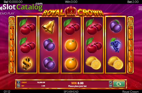 Скрин2. Royal Crown (Spearhead Studios) слот