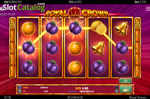 Скрин3. Royal Crown (Spearhead Studios) слот