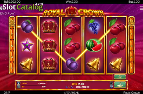 Скрин5. Royal Crown (Spearhead Studios) слот