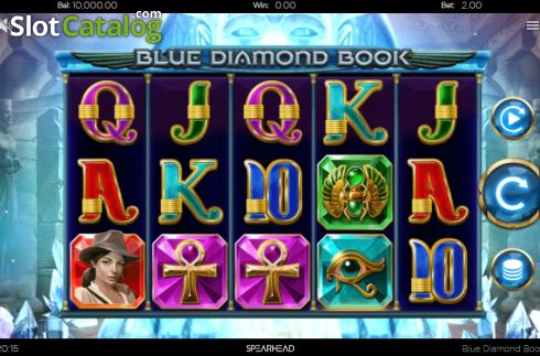 Скрин2. Blue Diamond Book слот