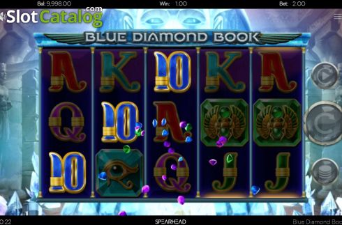 Скрин3. Blue Diamond Book слот