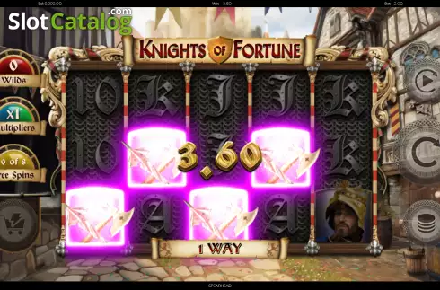 Скрин3. Knights of Fortune слот