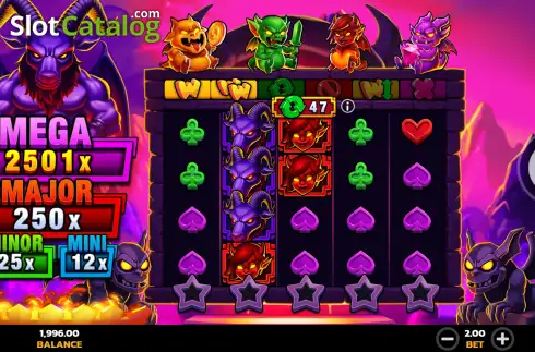 Скрин2. Alpha Gods Baphomet WildSurge слот