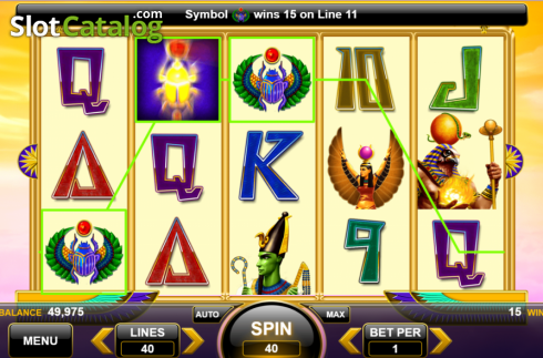 Скрин3. Egyptian Gods (Spin Games) слот