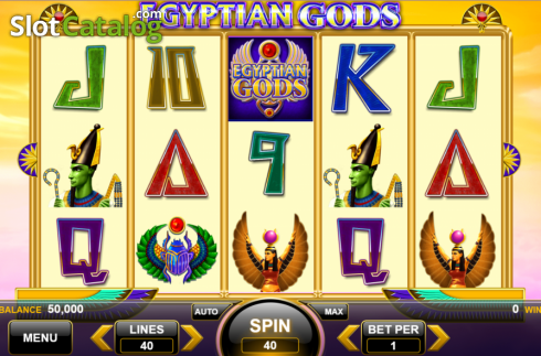 Скрин2. Egyptian Gods (Spin Games) слот
