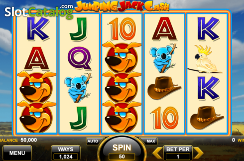 Скрин2. Jumping Jack Cash слот