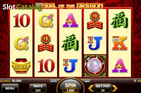 Скрин2. Pearl of the Dragon слот
