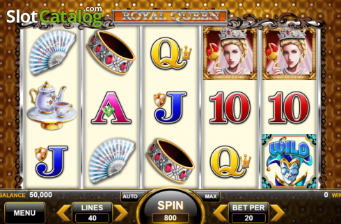 Скрин2. Royal Queen слот