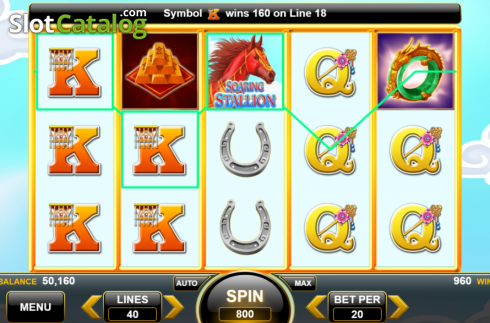 Скрин3. Flying Horse (Spin Games) слот