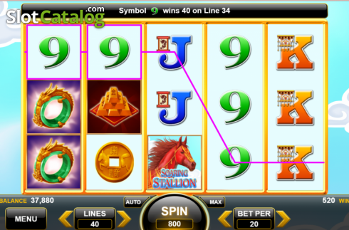 Скрин4. Flying Horse (Spin Games) слот