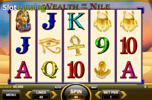 Скрин2. Wealth of the Nile слот