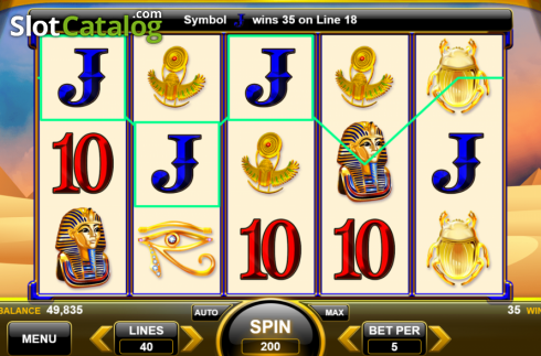 Скрин3. Wealth of the Nile слот