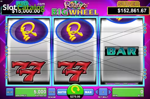 Скрин2. Ripley's Big Wheel слот