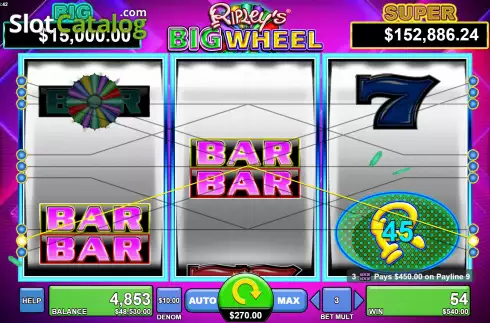 Скрин4. Ripley's Big Wheel слот