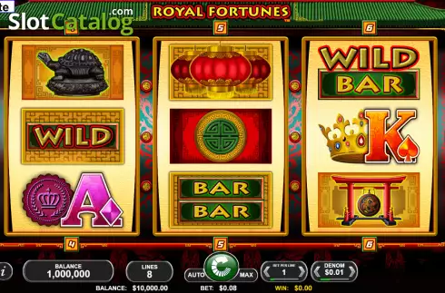 Скрин2. Royal Fortunes слот