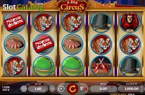 Скрин2. A Big Circus слот