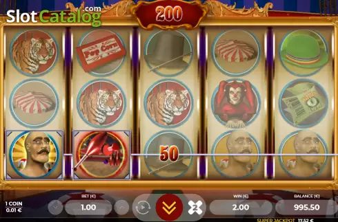 Скрин4. A Big Circus слот