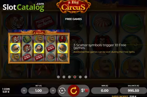 Скрин9. A Big Circus слот