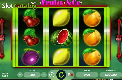 Скрин2. Fruits and Co слот