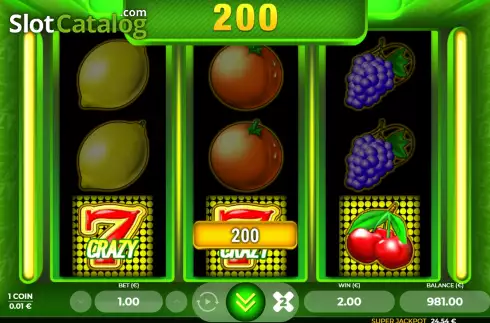 Скрин3. Crazy Seven 3 слот