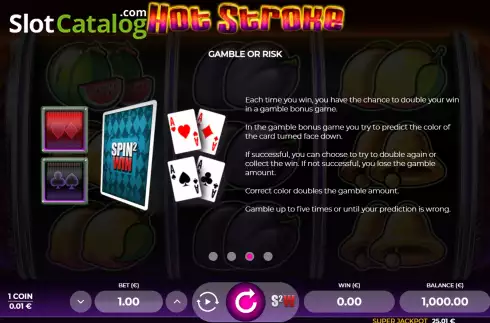 Скрин8. Hot Stroke слот