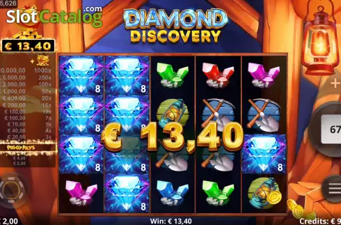 Скрин4. Diamond Discovery слот
