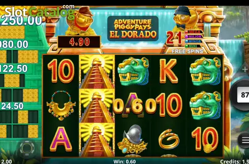 Скрин4. Adventure PIGGYPAYS El Dorado слот