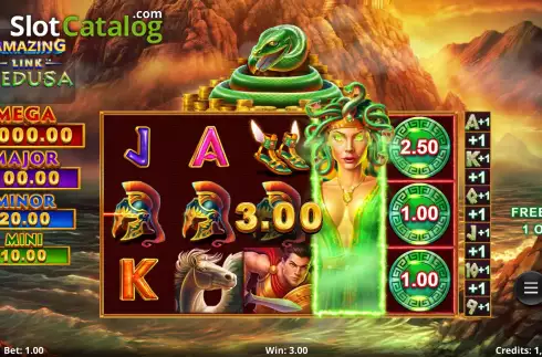 Скрин8. Amazing Link Medusa слот