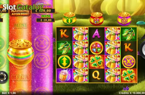 Скрин3. Action Boost 3 Lucky Rainbows слот
